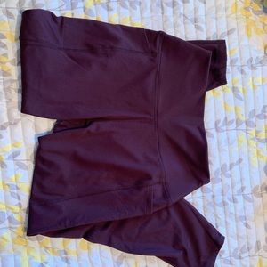 RBX Leggings with pockets, Maroon, Sz Medium
